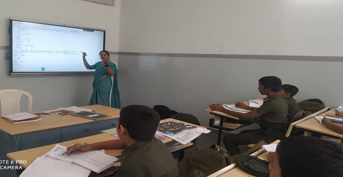 Class Room with Smart Board